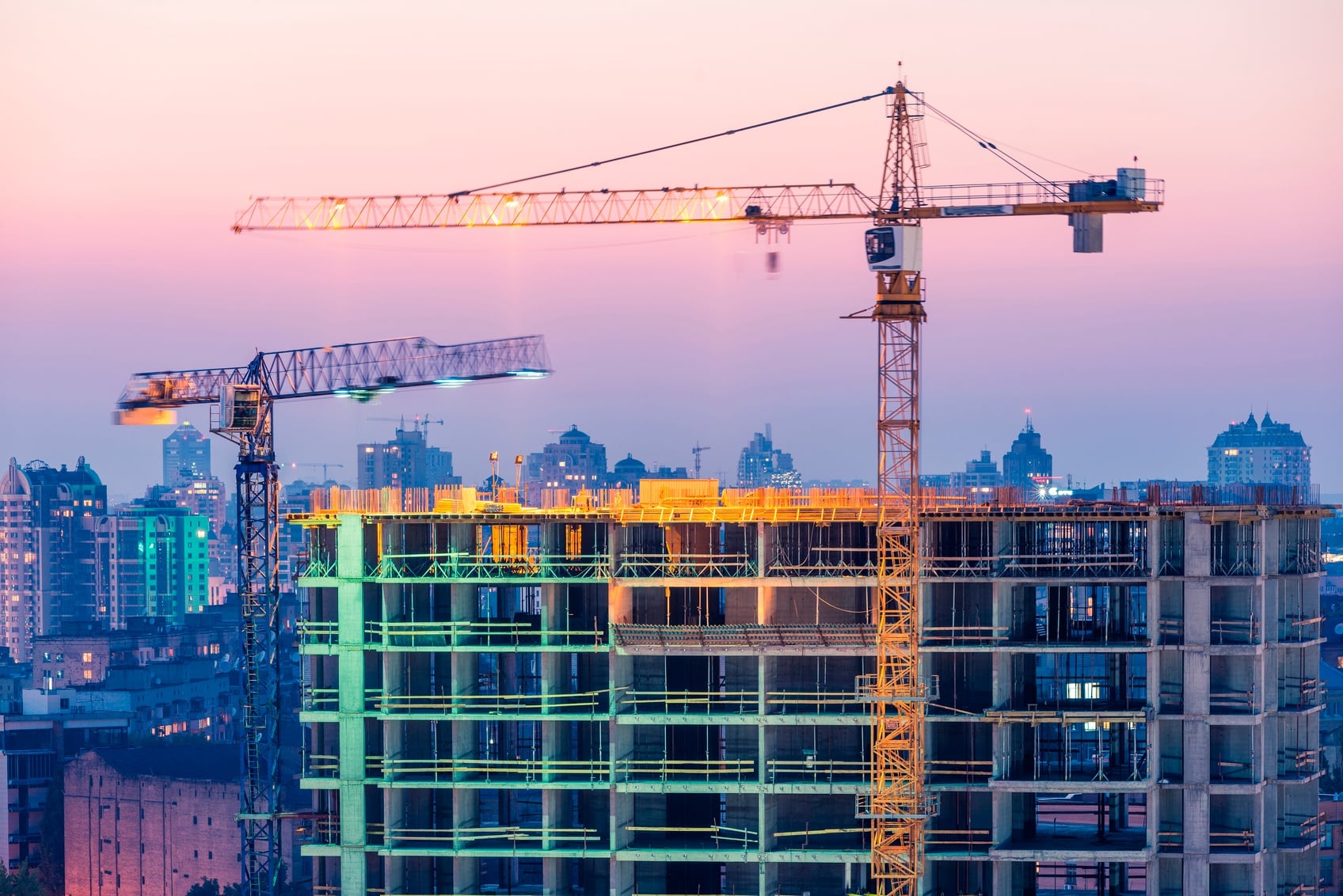 High-rise commercial construction